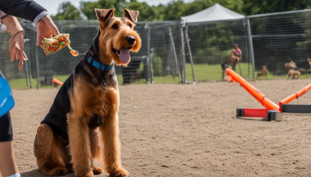 terrier airedale training