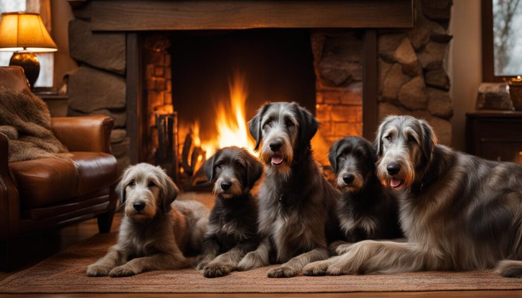 Irish Wolfhound family